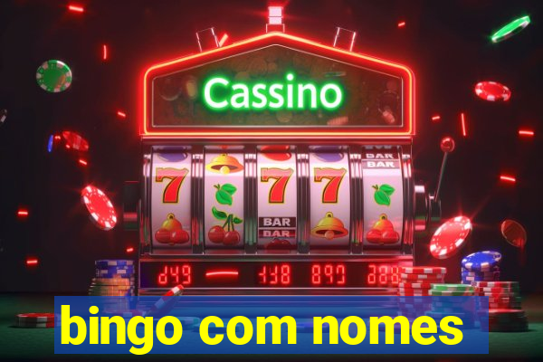 bingo com nomes